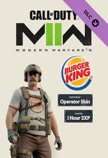Call of Duty: Modern Warfare II - Burger King Operator Skin + 1 Hour 2XP - Call of Duty official Key - GLOBAL - Gry PC Cyfrowe - miniaturka - grafika 1