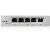 Przełączniki KVM - Zyxel ZyXEL 5-Port Gigabit Web Managed Switch [GS1200  5] GS1200-5-EU0101F - miniaturka - grafika 1