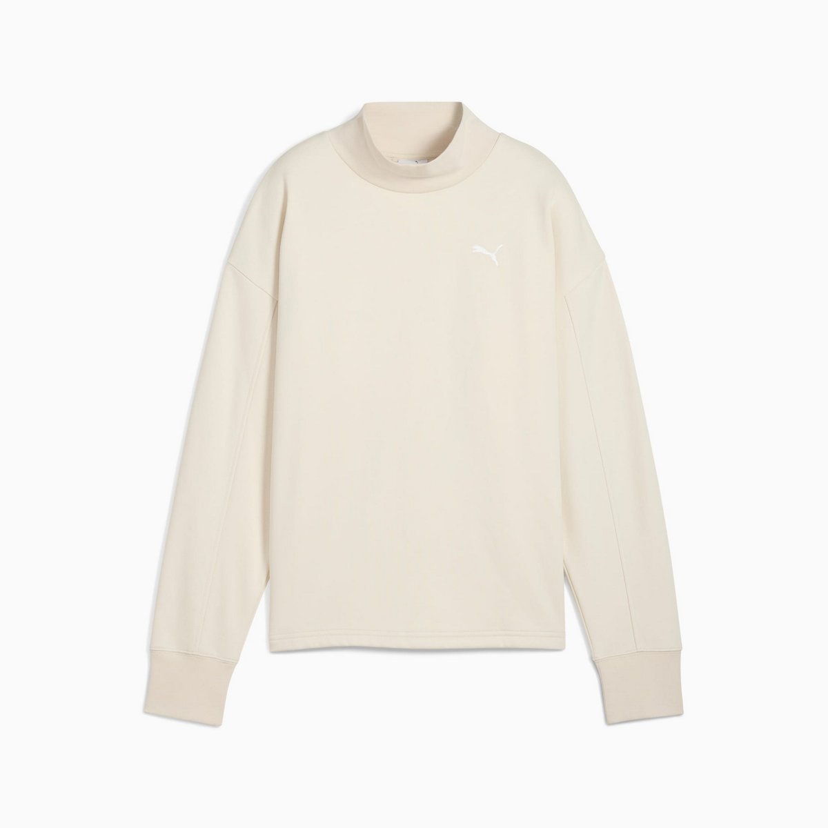 Bluza damska Puma HER RELAXED CREW FL beżowa 68815287 r XS