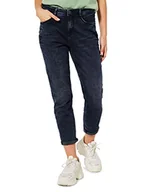 Spodnie damskie - Street One Damskie spodnie dżinsowe A375591, Authentic Blue Black Washed, W25/L30, Authentic Blue Black Washed, 25W / 30L - miniaturka - grafika 1