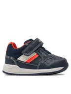 Buty dla chłopców - Geox Sneakersy B Rishon B. A B250RA 0BC14 C4324 Granatowy - miniaturka - grafika 1