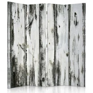 Parawany - Parawan dwustronny FEEBY, Drewno Deski 145x170 - miniaturka - grafika 1