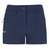 Spodenki damskie - Salewa Damskie szorty Puez DST W Cargo, granatowe, 6 - miniaturka - grafika 1