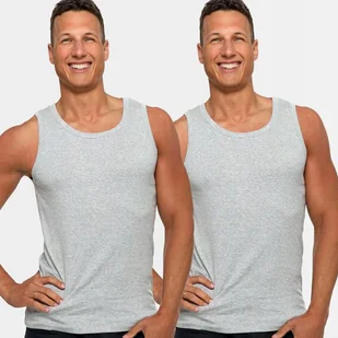 Podkoszulka Koszulka Męska 2 sztuki ZESTAW Bawełna Gładkie Szara L Moraj - Koszulki męskie Podkoszulka Koszulka Męska 2 sztuki ZESTAW Bawełna Gładkie Szara L Moraj - Koszulki męskie - miniaturka - grafika 1