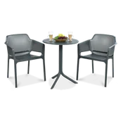 Meble ogrodowe - Zestaw Nardi NET/SPRITZ 2+1 Antracite - miniaturka - grafika 1