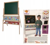 Tablice dla dzieci - TABLICA MAGNETYCZNA DREWNIANA EICHHORN 110x67x42cm - miniaturka - grafika 1