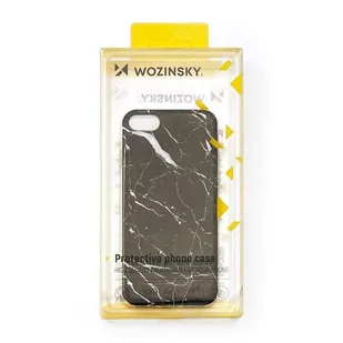 Wozinsky Marble żelowe etui pokrowiec marmur iPhone 13 Pro czarny - Etui i futerały do telefonów - miniaturka - grafika 5
