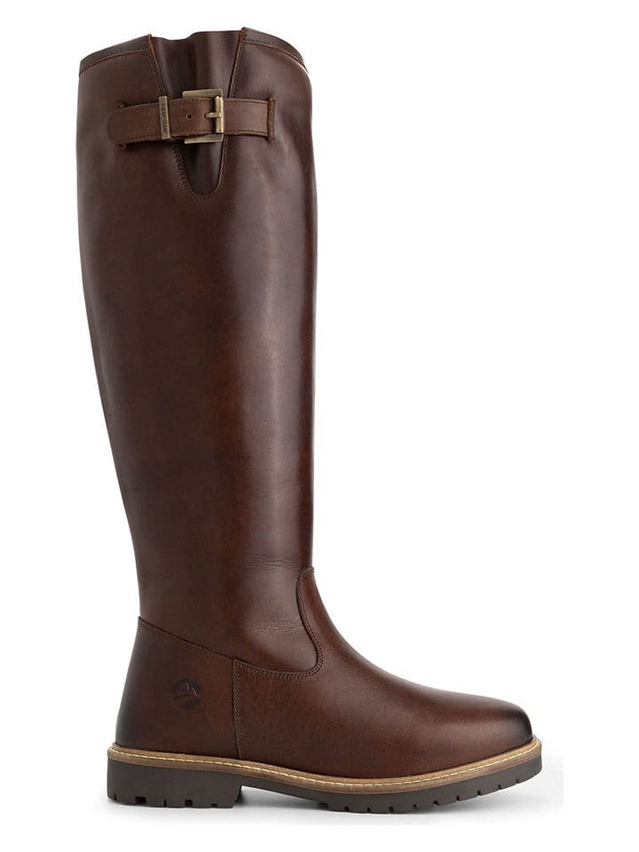 TRAVELIN' Skórzane kozaki 