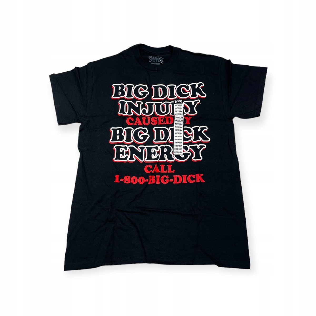 Koszulka T-shirt męski okrągły dekolt SPENCER'S NADRUK M