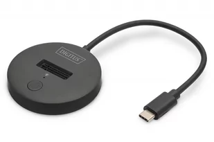 Stacja dokująca do SSD M.2 NVMe/SATA USB-C 3.2 Gen2 10Gbps maks. 4 TB, czarna - Ładowarki do telefonów - miniaturka - grafika 1