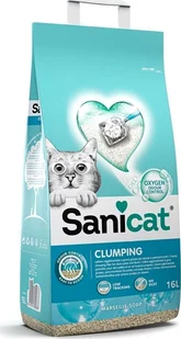Żwirek dla kota Sanicat Clumping, żwirek, dla kotów, bentonit, mydło marsylskie, 16l, zbrylający - Żwirek dla kotów - miniaturka - grafika 1