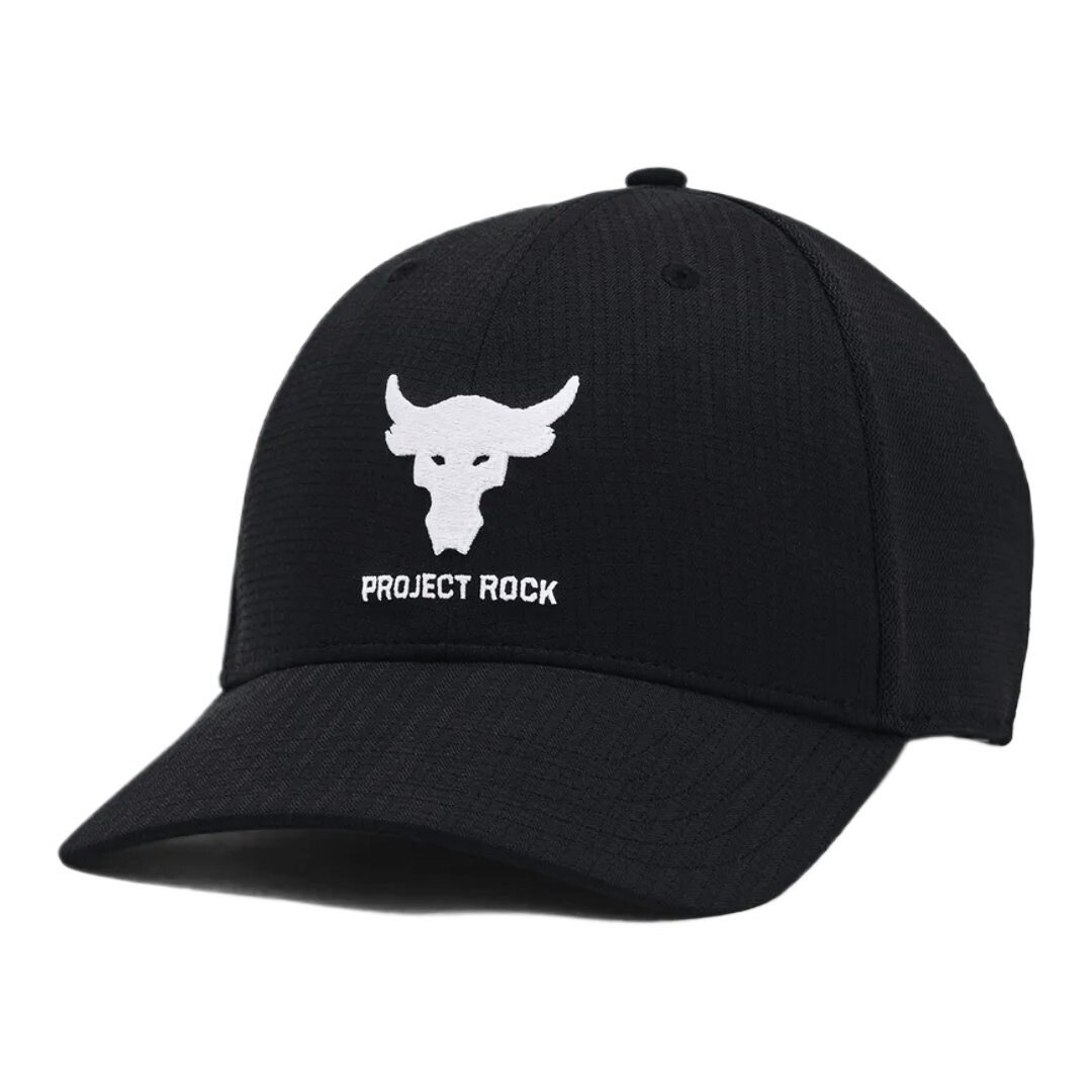 Męska czapka z daszkiem Under Armour Project Rock Trucker-BLK