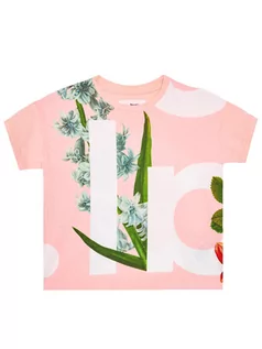 Koszulki dla chłopców - Desigual T-Shirt Turin 21SGTK30 Różowy Regular Fit - grafika 1