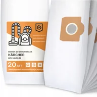 Worki do odkurzaczy - 20x Worek do Odkurzacza Kärcher Wd 3.800 M Syntetyczny Pojemny Duży Worki - miniaturka - grafika 1