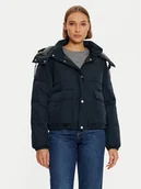 Kurtki damskie - Lee Kurtka puchowa 112355162 Czarny Relaxed Fit - miniaturka - grafika 1