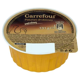 Carrefour Pasztet drobiowy wątrobowy 131 g - Pasztet i przetwory mięsne - miniaturka - grafika 1