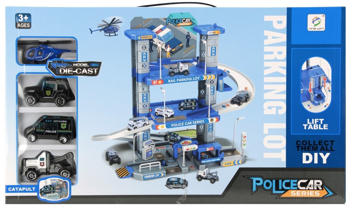 MEGA CREATIVE, Parking Policja Z Akcesoriami