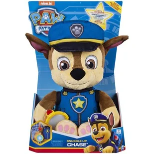 Psi Patrol Chase mówiąca maskotka z latarką lampka nocna 29 cm - Maskotki i pluszaki - miniaturka - grafika 1