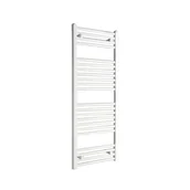 Grzejniki łazienkowe - Grzejnik łazienkowy ONNLINE PB 80X050 357W prosty, podłącz.dolne, rozstaw= 455mm, biały RAL9016 - miniaturka - grafika 1