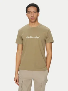 G-Star Raw T-Shirt G-Script D25150-C812 Zielony Regular Fit - Koszulki męskie - miniaturka - grafika 1