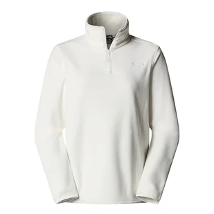 Bluza damska The North Face Glacier 1/4 Zip Fleece 0A8D2JQLI1 - biała - Bluzy damskie - miniaturka - grafika 1