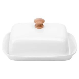 MASELNICZKA MASELNICA CERAMICZNA BIAŁA 139678 - Inne naczynia kuchenne - miniaturka - grafika 1