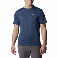 Odzież trekkingowa damska - Koszulka szybkoschnąca męska Columbia Hike Crew z krótkim rękawem - miniaturka - grafika 1