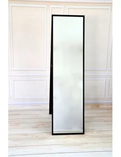 Lustro podwójne stojące w czarnej ramie - ARIS - kolor ramy do wyboru, Dostępne wymiary: 60x160 - Lustra - miniaturka - grafika 1