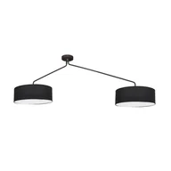Lampy sufitowe - Nowodvorski LAMPA sufitowa FALCON 7950 abażurowa OPRAWA plafoniera okrągła na wysięgnikach czarna biała 7950 - miniaturka - grafika 1