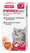 Suplementy i witaminy dla kotów - Beaphar Fiprotec dla kotów 50mg 16975-uniw - miniaturka - grafika 1