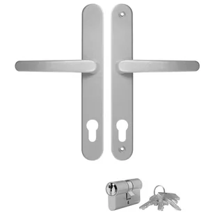 vidaxl Drzwi wejściowe, białe, 98x208 cm, PVC 8720845887049 - Drzwi zewnętrzne - miniaturka - grafika 10
