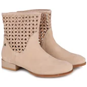 Botki damskie - Botki damskie Maciejka 07364-04/00-1 BEŻ R.39 - miniaturka - grafika 1