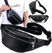 Nerki - Nerka trzy kieszonki skórzana saszetka duża damska - miniaturka - grafika 1