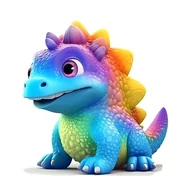 Pasmanteria - Naprasowanka Dinozaury śmieszne zabawne 5 - miniaturka - grafika 1