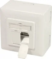 Gniazdka elektryczne - LogiLink Logilink NP0006A Wall Outlet Pure White - miniaturka - grafika 1