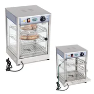Szafy i witryny grzewcze - Witryna grzewcza ekspozycyjna 850W szerokość 35,5cm - miniaturka - grafika 1
