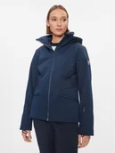 Kurtki narciarskie - Rossignol Kurtka narciarska W Softshell Flat Jkt RLLWJ15 Granatowy Regular Fit - miniaturka - grafika 1