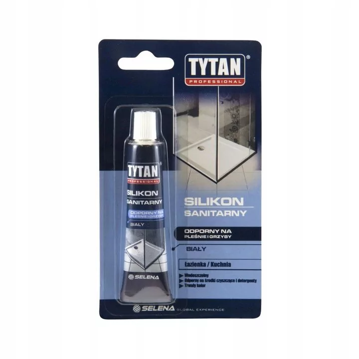 Tytan Silikon SANITARNY Biały 20ml