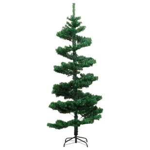 Lumarko Spiralna choinka ze stojakiem i LED, zielona, 150 cm, PVC - Choinki - miniaturka - grafika 5