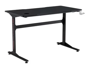 Biurko gamingowe DUKE czarno-czerwony - Biurka gamingowe - miniaturka - grafika 1