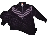 Dresy damskie - DRES v WELUROWY śliwkowy 3xl XXXL 52 54 56 polski producent fiolet - miniaturka - grafika 1