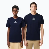 Koszulki i topy damskie - Koszulka Lacoste TH1147 navy blue - miniaturka - grafika 1