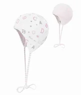 Czapki damskie - Czapka dziewczęca, dwustronna, literki, paski, Döll - miniaturka - grafika 1