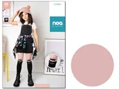 Rajstopy - Rajstopy dziecięce jak podkolanówki QUEEN 122-128 Cotton candy - miniaturka - grafika 1