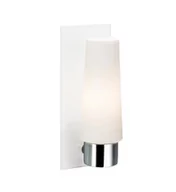 Lampy ścienne - Markslojd Brastad 107613 Kinkiet oprawa ścienna 1x40W E14 chrom/biały - miniaturka - grafika 1