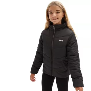 Kurtki i płaszcze dla dziewczynek - Vans Foundry Puffer Girls MTE kurtka dla dzieci i dziewcząt, Czarny, L - grafika 1