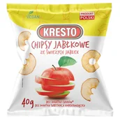 Cukier i słodziki - Kresto Chipsy Jabłkowe 40G - miniaturka - grafika 1