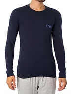 Koszulki męskie - Emporio Armani Męska koszulka męska Bold Monogram, morski, M - miniaturka - grafika 1