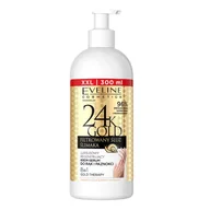 Kremy i maski do rąk - Eveline Cosmetics 24K Gold luksusowy regenerujący krem-serum do rąk 300ml - miniaturka - grafika 1