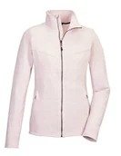 Kurtki damskie - killtec Damska kurtka Powerstretch/kurtka polarowa ze stójką KOW 112 WMN FLX JCKT, jasna malwa, 40, 41802-000 - miniaturka - grafika 1